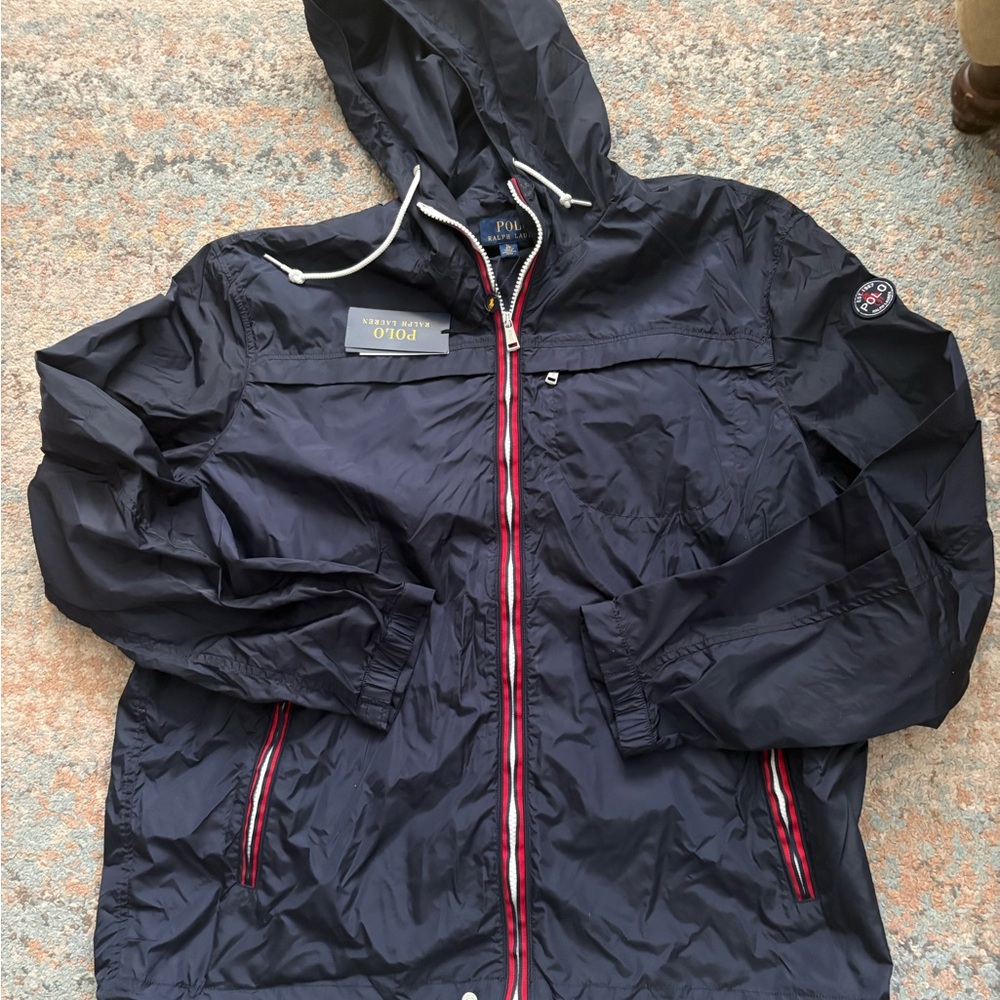 Polo by Ralph Lauren Men's Dark Blue Windbreaker